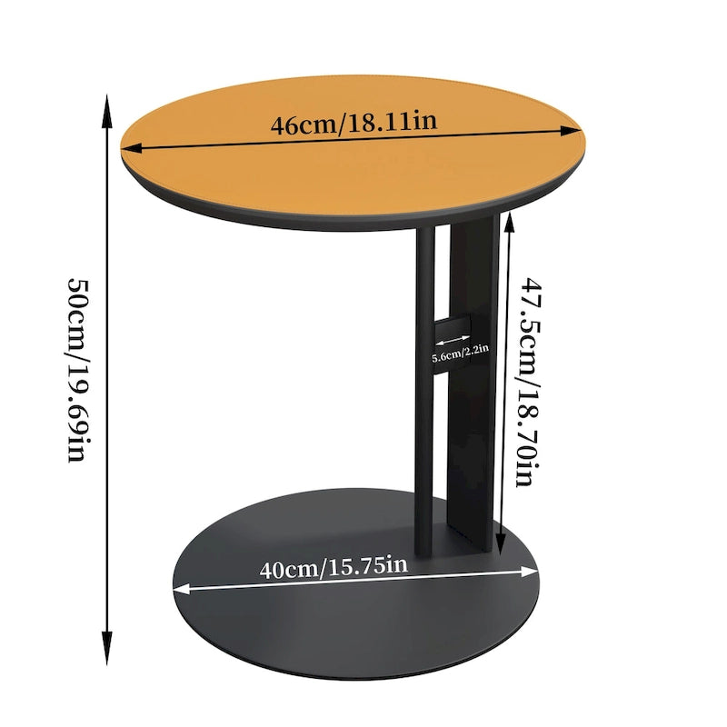 Table basse carrée moderne avec 2 tiroirs, table d'appoint blanche style mécha