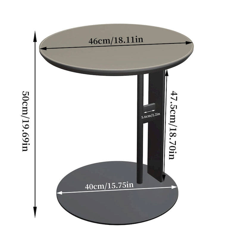 Table basse carrée moderne avec 2 tiroirs, table d'appoint blanche style mécha