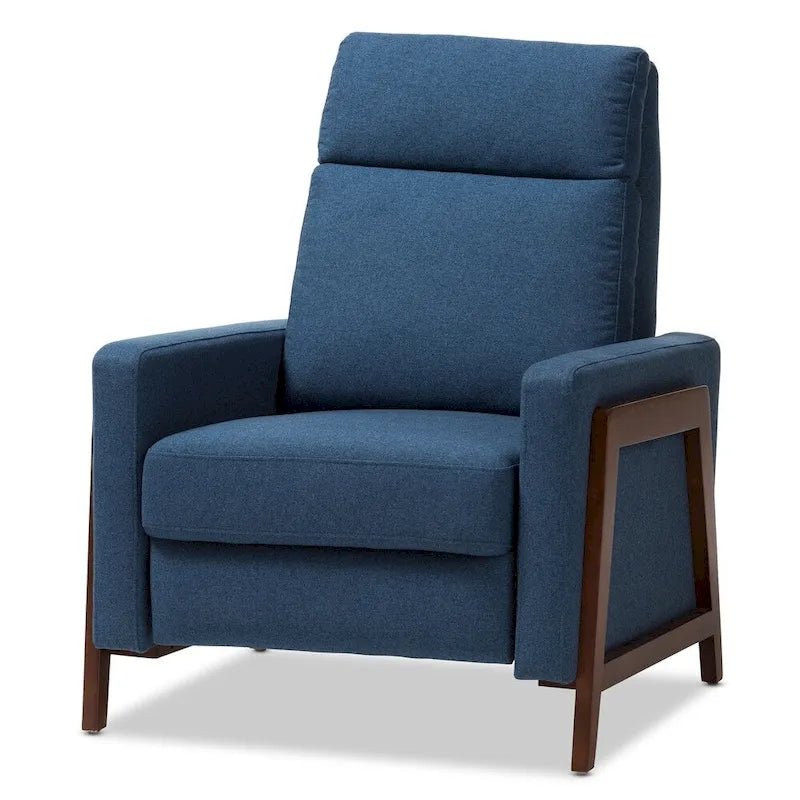 Fauteuil inclinable en tissu du milieu du siècle