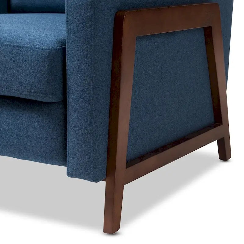 Fauteuil inclinable en tissu du milieu du siècle
