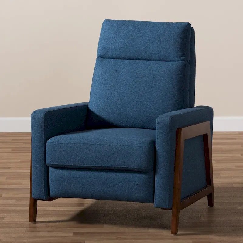 Fauteuil inclinable en tissu du milieu du siècle