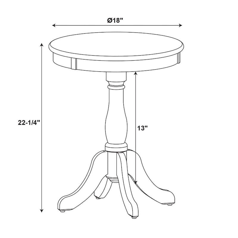 Table d'appoint ronde