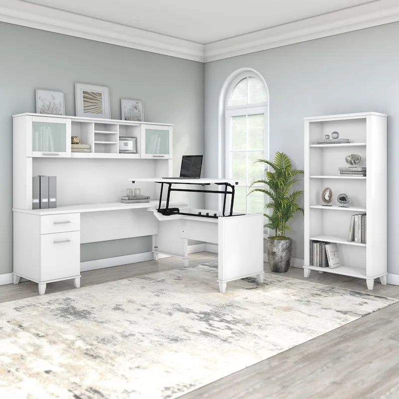 Bureau avec tiroirs de rangement