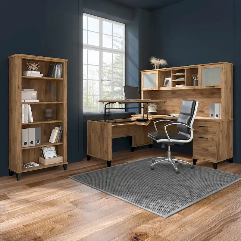 Bureau avec tiroirs de rangement