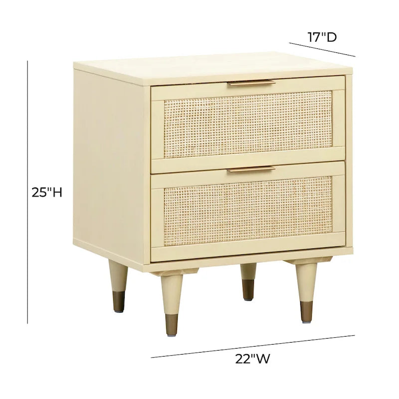 Table de chevet de style moderne et minimaliste