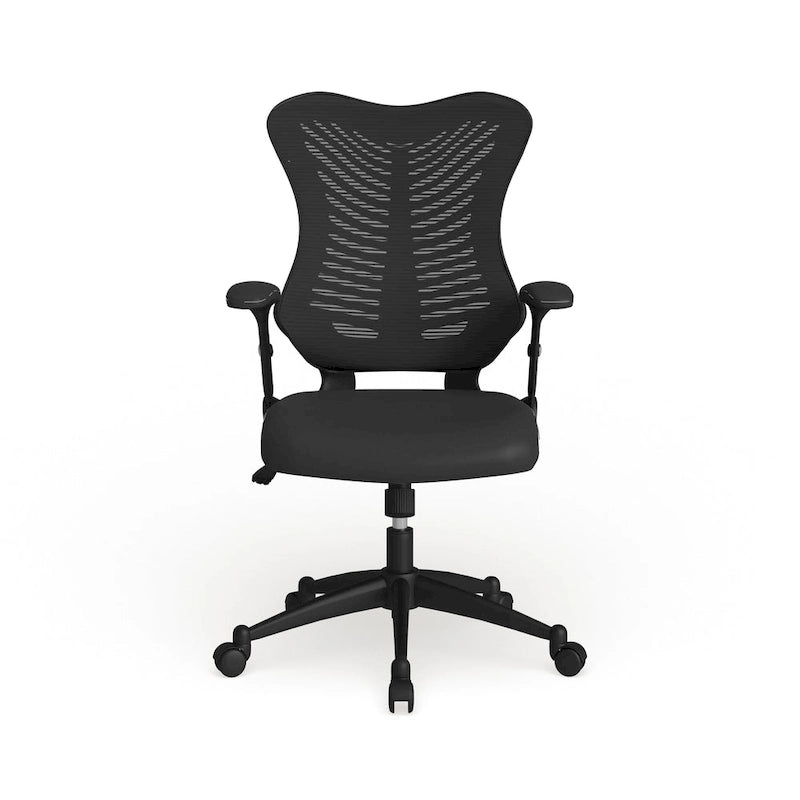 Chaise de bureau ergonomique pivotante de direction à dossier haut