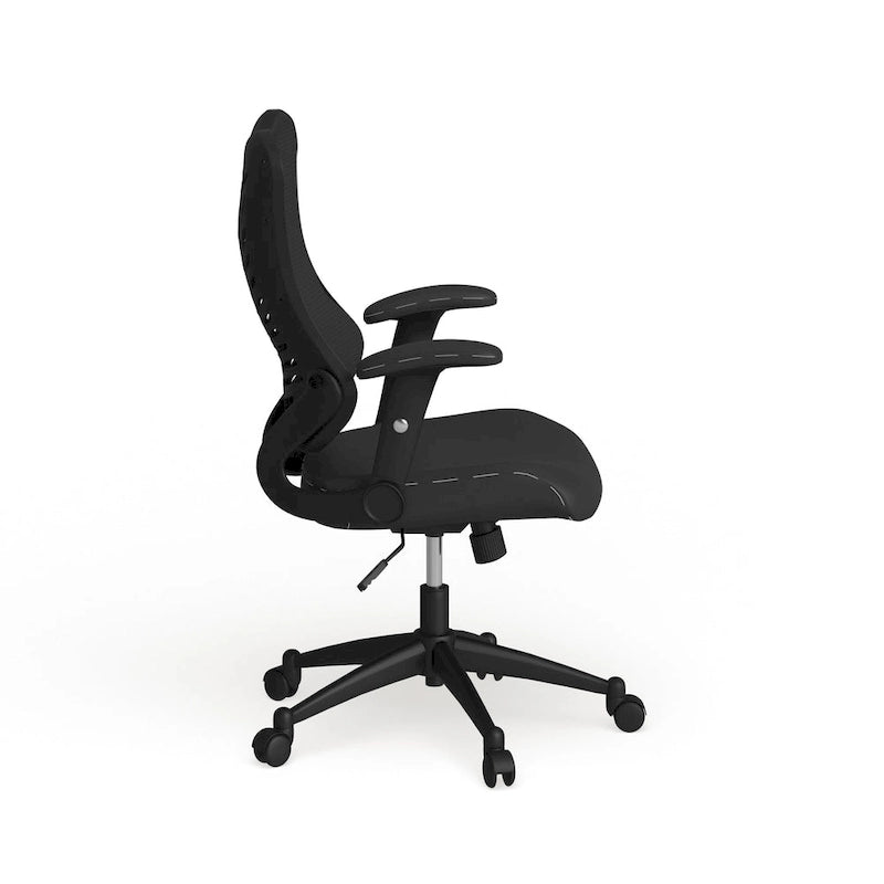 Chaise de bureau ergonomique pivotante de direction à dossier haut
