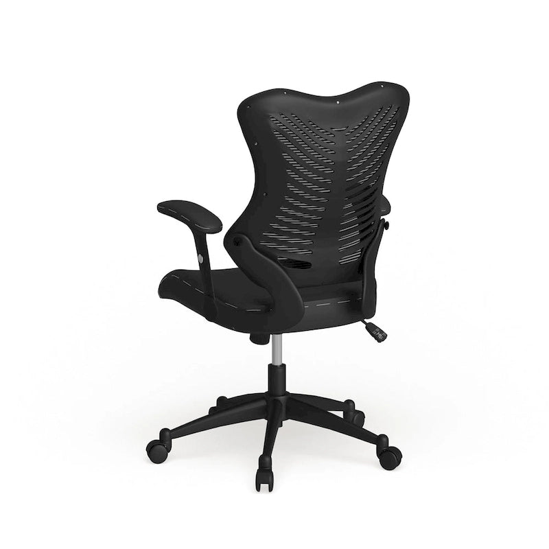 Chaise de bureau ergonomique pivotante de direction à dossier haut