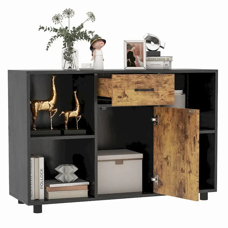 Buffet de ferme Console Bar à café Meuble de rangement