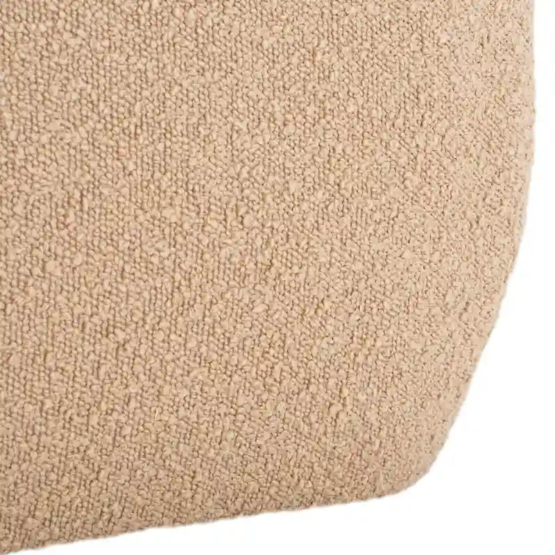 Banc de repose-pieds rectangulaire en velours