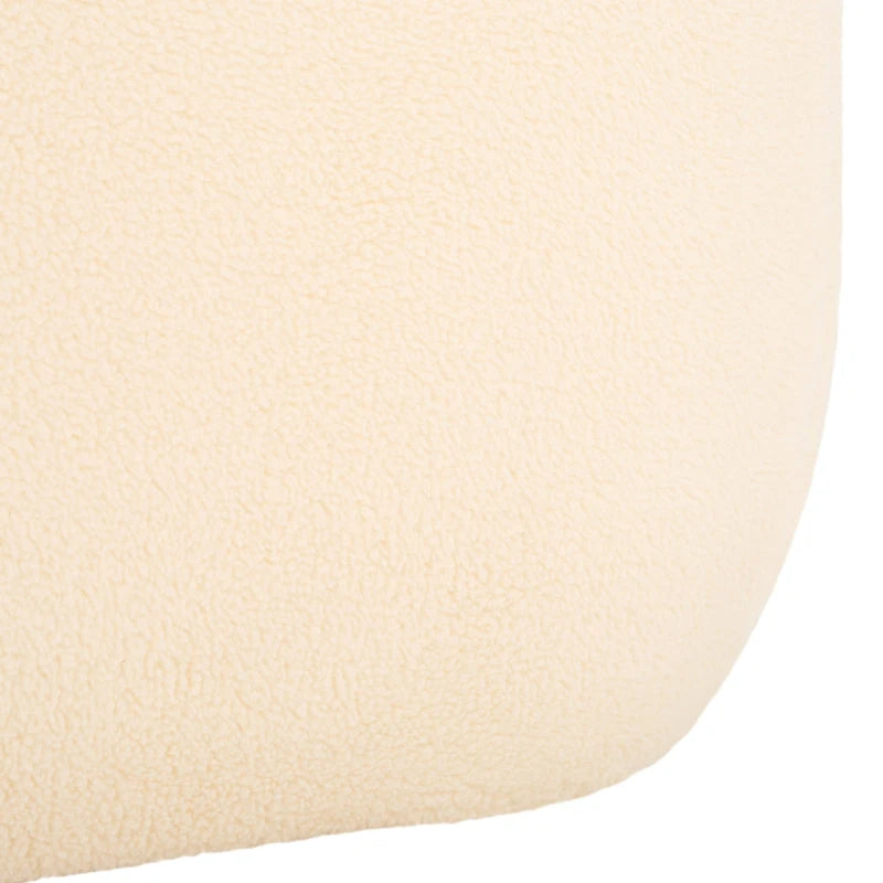 Banc de repose-pieds rectangulaire en velours