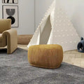 Pouf repose-pieds cocktail triangulaire arrondi