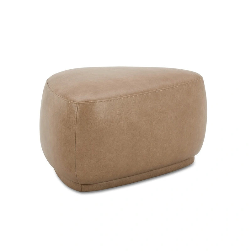 Pouf repose-pieds cocktail triangulaire arrondi