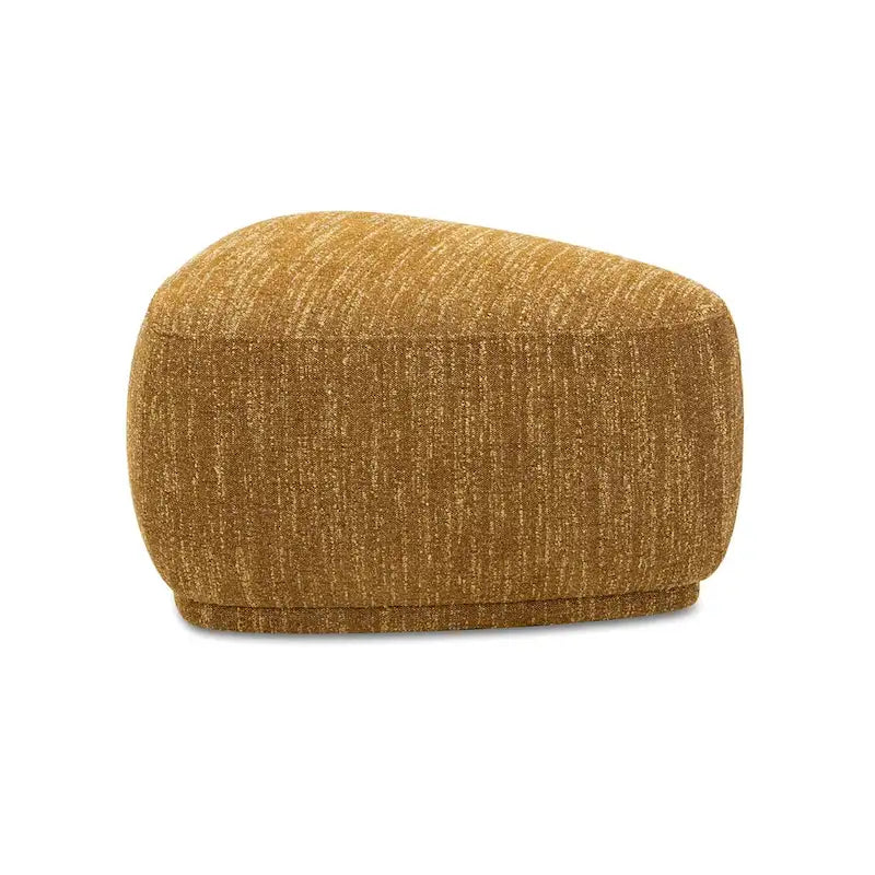 Pouf repose-pieds cocktail triangulaire arrondi