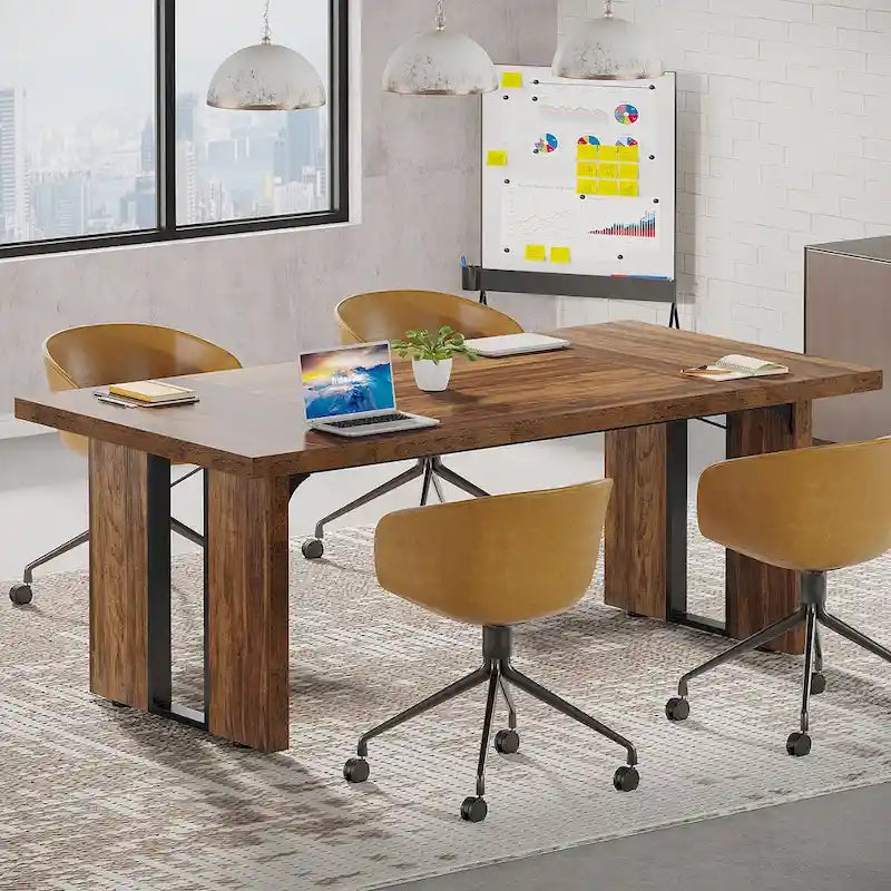 Bureau de direction, Grand poste de travail de bureau informatique