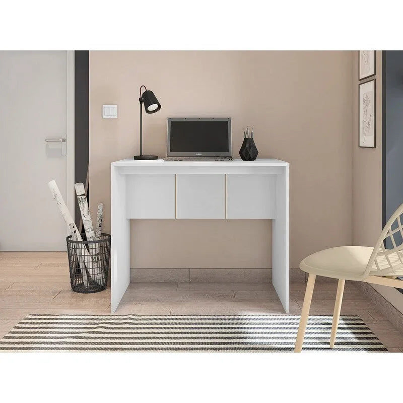 Bureau d'ordinateur moderne Bureau de travail à domicile minimaliste Table d'étude pour ordinateur portable