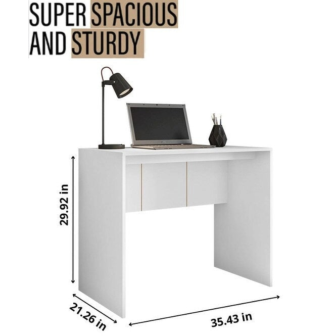 Bureau d'ordinateur moderne Bureau de travail à domicile minimaliste Table d'étude pour ordinateur portable