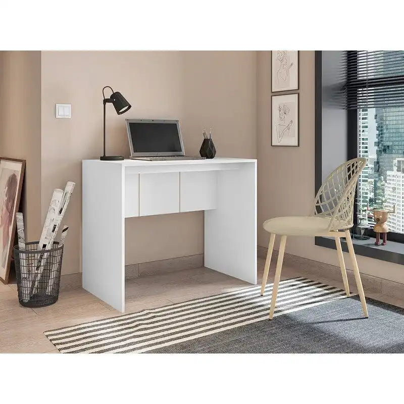 Bureau d'ordinateur moderne Bureau de travail à domicile minimaliste Table d'étude pour ordinateur portable