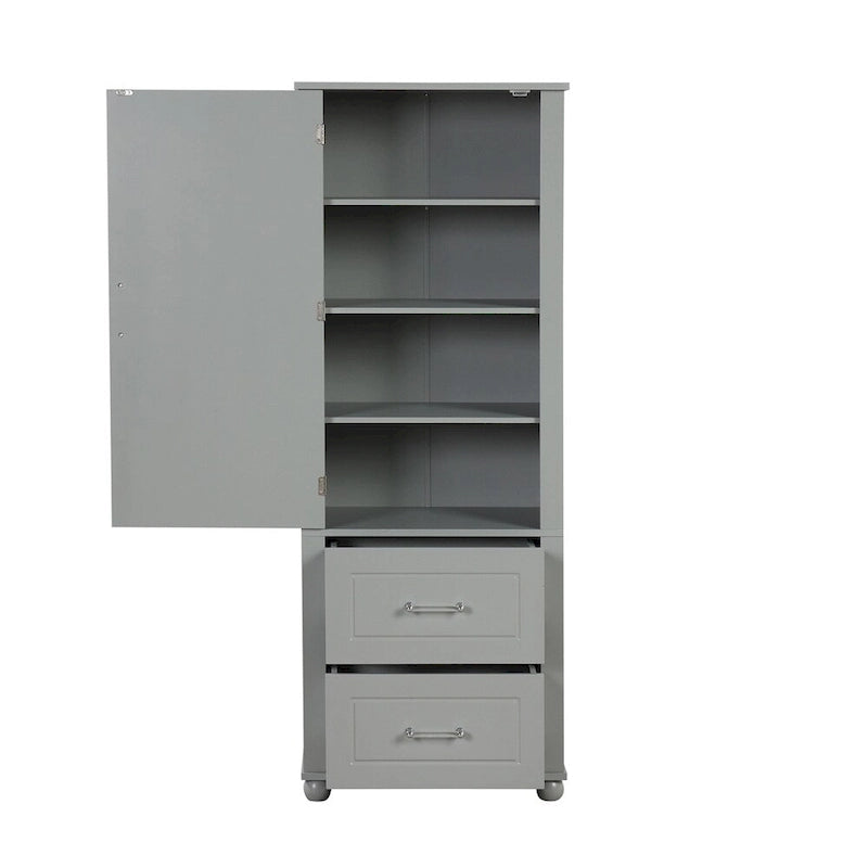 Meuble de rangement haut de salle de bain, Armoire de rangement sur pied