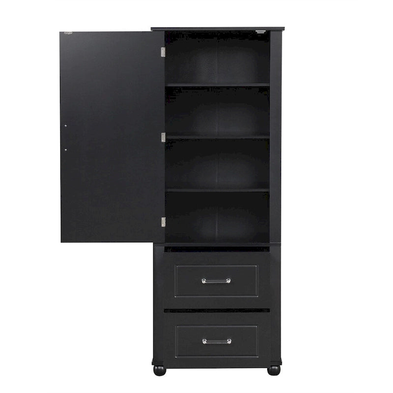 Meuble de rangement haut de salle de bain, Armoire de rangement sur pied