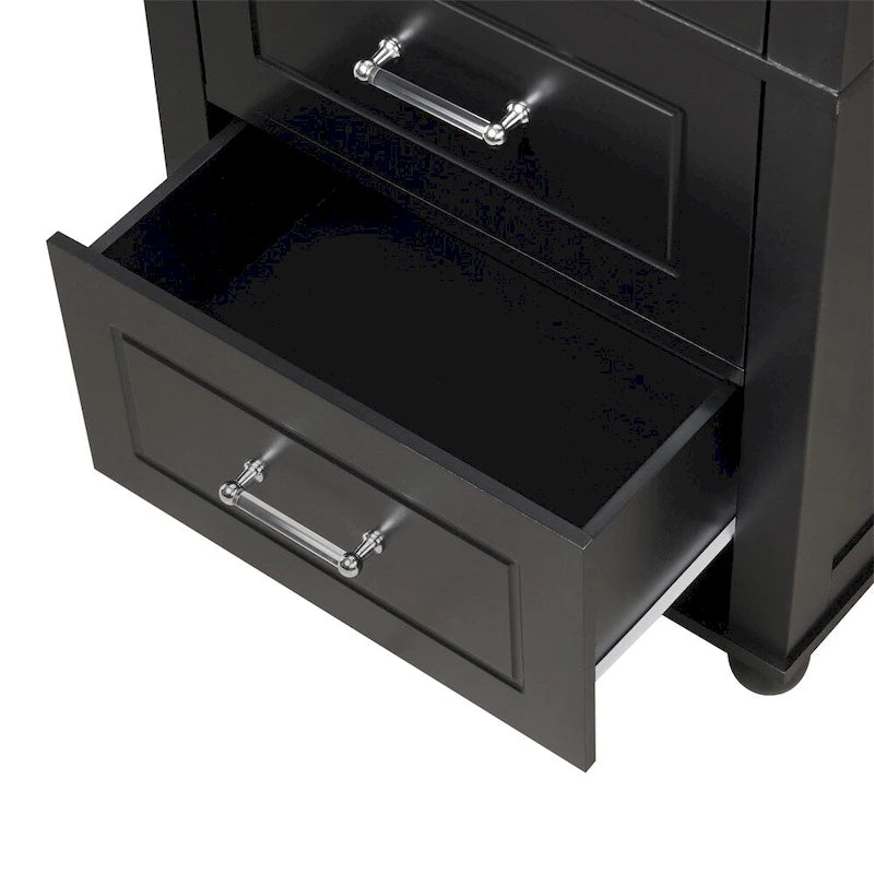 Meuble de rangement haut de salle de bain, Armoire de rangement sur pied