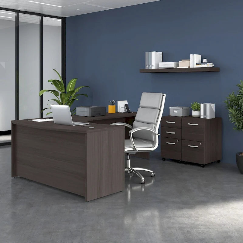 Structure de bureau en L pour droitier